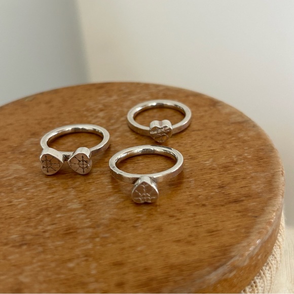 Folli Follie Nesting Heart Silver Rings - Picture 11 of 12